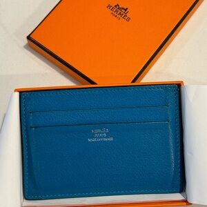 Hermes Citizen Twill Silk Card Wallet